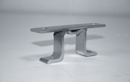 Bride double support en acier galvanisé