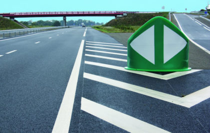 Fixation musoir sur route