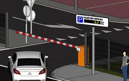 PGx Single jalonnement dynamique de parking