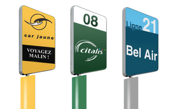 couleurs-poteaux-station-arrêt-variance-lacroix-city