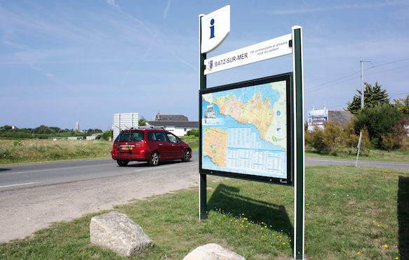 Panneau relais information service