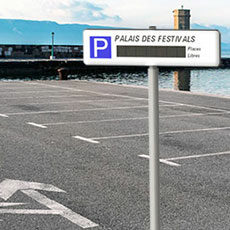 Le jalonnement dynamique de parking